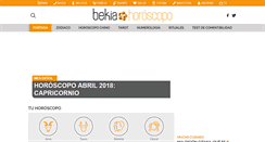 Desktop Screenshot of bekiahoroscopo.com